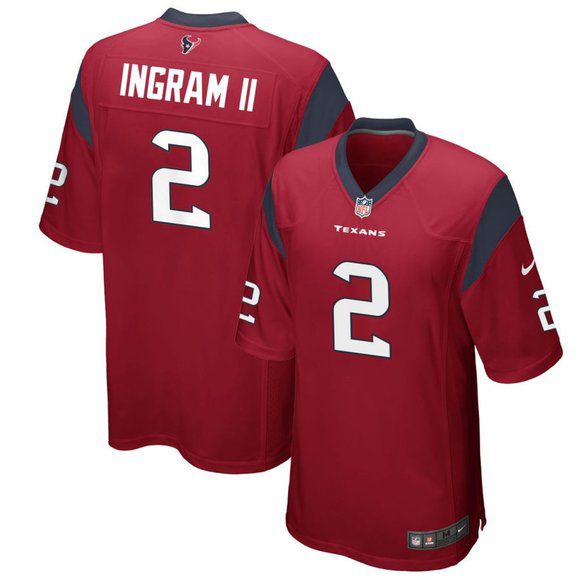 Men Houston Texans #2 Mark Ingram II Nike Red Game NFL Jersey->houston texans->NFL Jersey